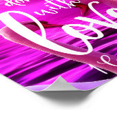 Lass alles, was du mit Liebe machst Poster (Ecke)