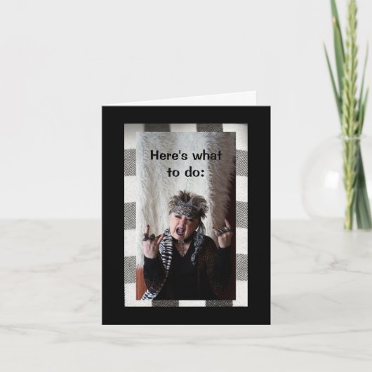 Lass anderen nicht, dich zu beurteilen.. karte (Vorderseite)