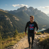 Lass Angst nicht gewinnen Graffiti Tri-Blend Shirt