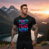 Lass Angst nicht gewinnen Graffiti Tri-Blend Shirt