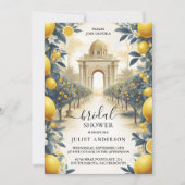 Lass Arch Food Fun Frucht Limon Lemon Brautparty Einladung (Vorderseite)