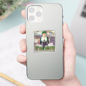 Lass Barkeeper St. Patrick's Day Aufkleber (Telefon)