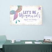 Lass Be Mermaids Geburtstagspartei Banner (Messeveranstaltung)