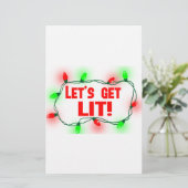 lass beleuchtet briefpapier (Stehend Vorderseite)