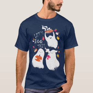Lass Boo Diese Niedliche lustige Geister Halloween T-Shirt