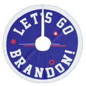 Lass Brandon Metal Ornament Polyester Weihnachtsbaumdecke (Vorderseite)