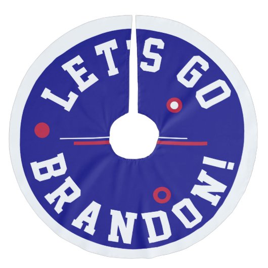 Lass Brandon Metal Ornament Polyester Weihnachtsbaumdecke (Vorderseite)