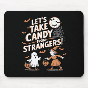 Lass Candy aus Strangers Funny Halloween 5 Mousepad