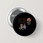 Lass Candy von Strangers Funny Halloween 4 Button (Vorne & Hinten)