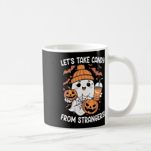 Lass Candy von Strangers Funny Halloween 6 Kaffeetasse (Rechts)