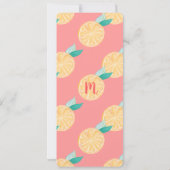 Lass Chill Pink Lemonade Cocktail Glass Geburtstag Einladung (Rückseite)