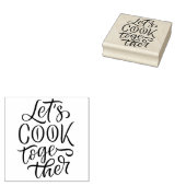 Lass Cook Together Gummistempel (Stempel)