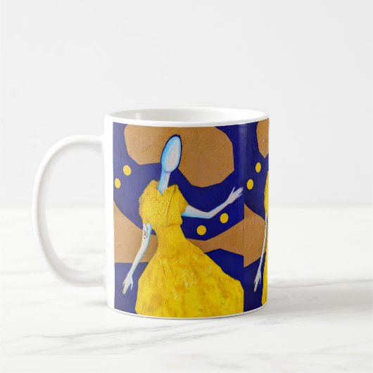 "Lass darauf ein" Kaffeetasse (Links)