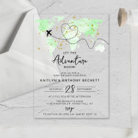 "Lass das Abenteuer an!" Reisekarte Kinderdusche