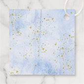 "Lass das Abenteuer an!" Reisekarte Kinderdusche Geschenkanhänger (Rückseite)