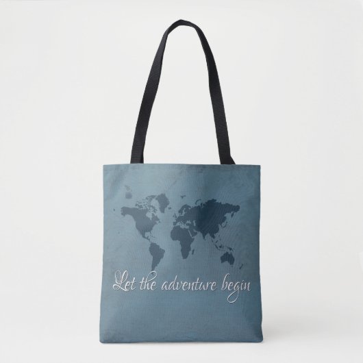 Lass das Abenteuer beginnen Tasche (Vorderseite)