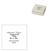 Lass das Abenteuer beginnen Verlobungsfeier Name d Gummistempel (Stempel)