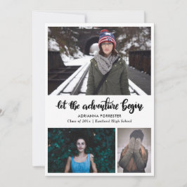 Lass das Abenteuer beginnt handschriftlich | Absol Einladung