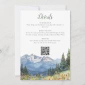 Lass das Abenteuer in einer Babydusche Einladung (Rückseite)