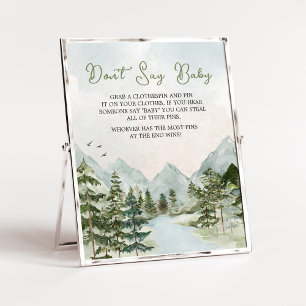 Lass das Adventure Begin Woodland Don't Say Baby Poster