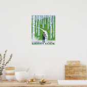 Lass das Licht zu Ihrem Führer Poster (Küche)