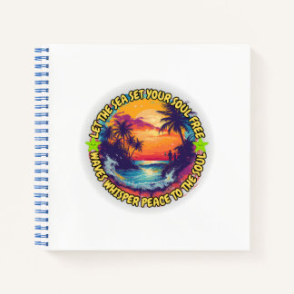 Lass das Meer Set Ihr Soul kostenlos Notizblock