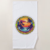 Lass das Meer Set Ihr Soul kostenlos Strandtuch (Vorderseite)