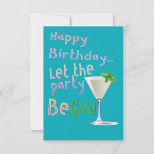 lass, das Party sei rein! Karte