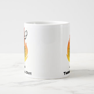 Lass das schreckliche Feuer aus!Tasse Jumbo-Tasse