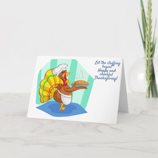 Lass, dass das Zeug anfängt! Dankeskarte (Vorderseite)