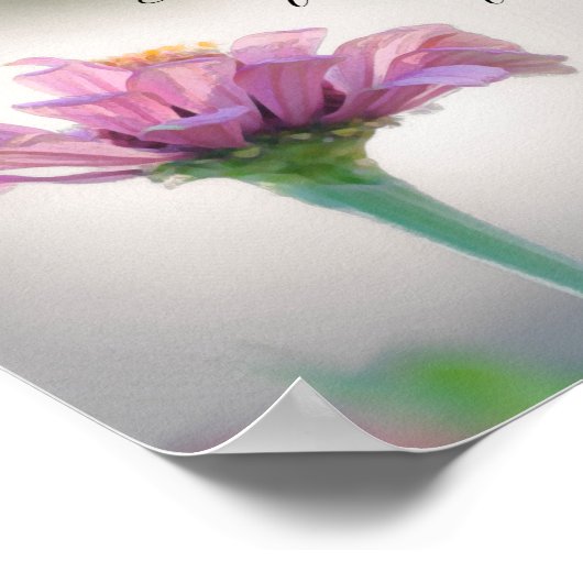 Lass, dass dein Glaube größer ist als dein Feenpla Poster (Ecke)