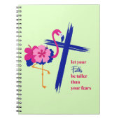 Lass, dass dein Glaube größer ist als dein Zitat Notizblock (Vorderseite)