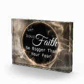 Lass, dass dein Glaube größer ist als deine Angst Fotoblock (Rechts)