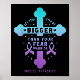 Lass, dass dein Glaube größer ist als deine Angst, Poster