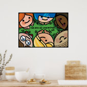 lass, dass deine Mauer funktioniert. Poster (Küche)