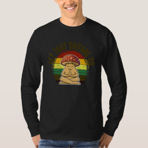 Lass, dass der Shiitake zum Pilz-Retro geht Vintag T-Shirt