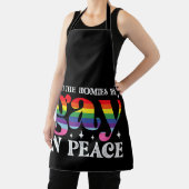 Lass, dass die Homosexuellen in Peace LGBTQ Stolz Schürze (InSitu)