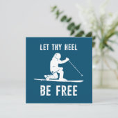 Lass, dass du dich frei bewegen kannst Telemark Sk (Stehend Vorderseite)