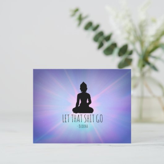 LASS, DASS SH** GO Postkarte (Stehend Vorderseite)