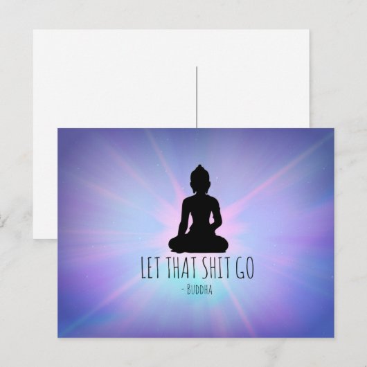 LASS, DASS SH** GO Postkarte (Vorne/Hinten)