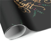 Lass, dass wir eine fröhliche und helle Goldfoil-T Geschenkpapier (Rolleneckpunkt)