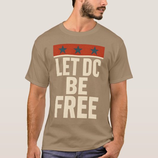 LASS DC FREI SEIN T-Shirt (Vorderseite)