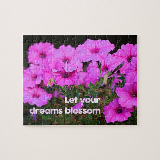 Lass Dein Dreams-Blossom - 8 x 10 Zoll Puzzle (Horizontal)