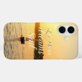 Lass Dein Dreams Segel Case-Mate iPhone Hülle (Rückseite (Horizontal))
