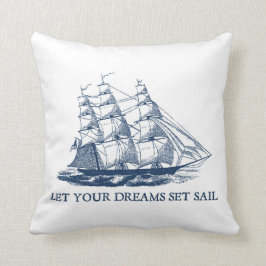 Lass Dein Dreams Set Segeltuch Kissen