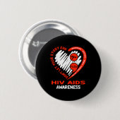Lass dein Geschichtenbeenden-HIV-Aids-Bewusstsein Button (Vorne & Hinten)