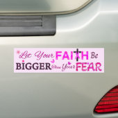 Lass dein GLAUBEN GRÖSSER Autoaufkleber (Auf Auto)