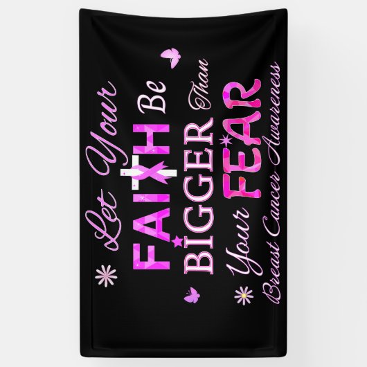 Lass dein GLAUBEN GRÖSSER Banner (Vertikal)