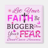 Lass dein GLAUBEN GRÖSSER Magnet (Vorne)