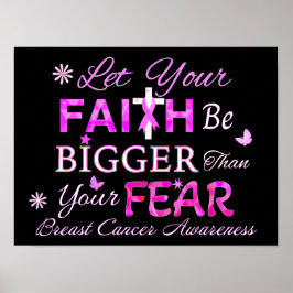 Lass dein GLAUBEN GRÖSSER Poster